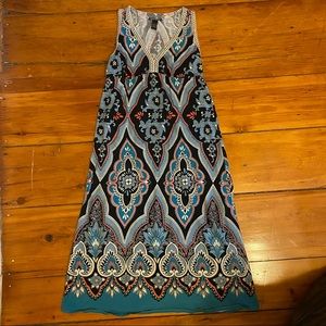Lucky Brand Sleeveless Maxi Dress
